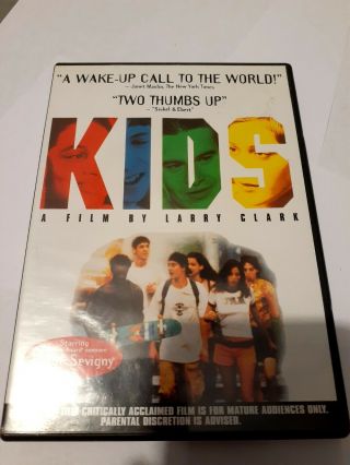 Kids (dvd,  2000,  Unrated) 1995 Larry Clark Chloe Sevigny Leo Fitzpatrick Rare