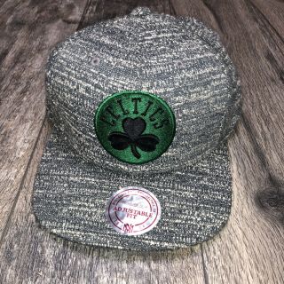 Mitchell & Ness Boston Celtic Nba Basketball Hat Cap Snapback Rare Design
