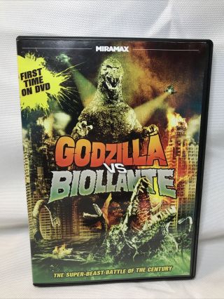 Pre - Owned Godzilla Vs.  Biollante (dvd,  2012) Rare Miramax Release Oop Htf