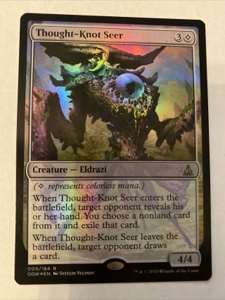 Mtg Magic Thought - Knot Seer Ogw Oath Of The Gatewatch Nm Foil Pack - Fresh