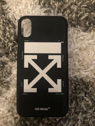 Off - White Tape Black & White Arrows Iphone X/xs Case Rare
