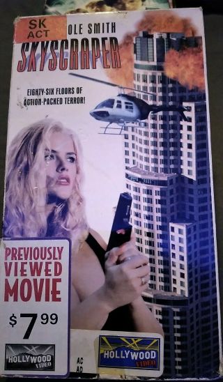 Skyscraper (vhs,  1996) Anna Nicole Smith Rare (oop) Out Of Print