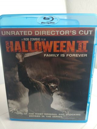 Halloween Ii 2 Unrated (blu - Ray) 2009 Rob Zombie Rare Directors Cut
