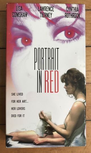 Portrait In Red Vhs Rare Horror Slasher Gore Erotic Thriller Cynthia Rothrock