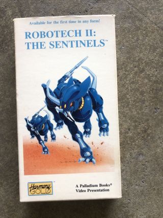 Rare Robotech Ii The Sentinels Vhs Unfinished Series Palladium Books Edition