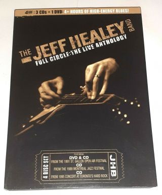The Jeff Healey Band :full Circle - The Live Anthology Dvd 2011 4 - Disc Set Rare