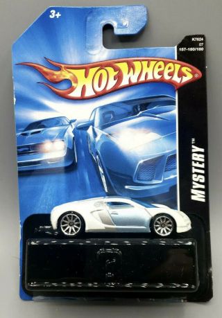 Rare Hot Wheels Bugatti Veyron 2007 Mystery White - Comes W/ Box