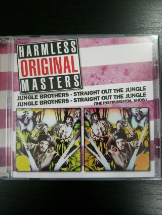 Rare 2cd Jungle Brothers Straight Out Of Jungle Album,  Instrumental Jazz Rap Ex
