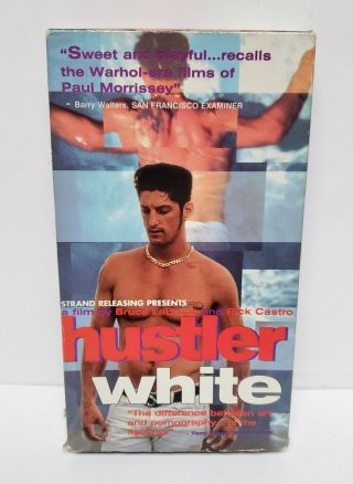 Hustler White - Vhs Rare - By Bruce Labruce And Rock Castro
