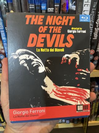The Night Of The Devils Blu - Ray Rare Horror Cult Classic Witchcraft Raro Video