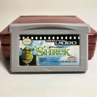 Shrek Nintendo Gameboy Advance Gba Video Movie Rare Authentic Usa Seller