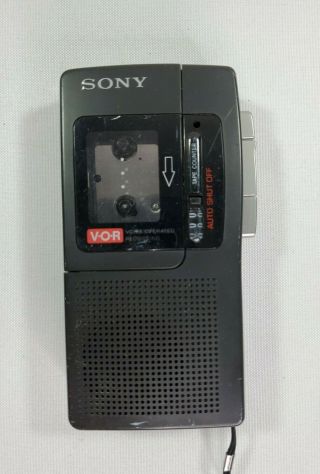 Sony Pressman Micro - Cassette Voice Recorder M - 665v Rare Vtg