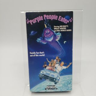 Purple People Eater Vhs Media Video Treasures Vhtf Rare Oop 1991
