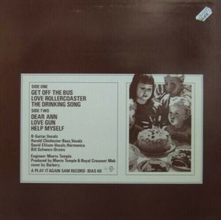 ROYAL CRESCENT MOB Land of Sugar LP Belgium 1986 Play It Again Sam Records RARE 2
