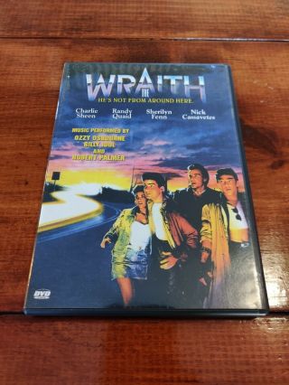 The Wraith Dvd  Rare And Oop Horror/scifi.  Charlie Sheen.