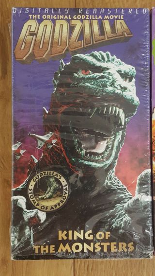 Godzilla vs Megalon (Rare) & Godzilla King of the Monsters EUC 2