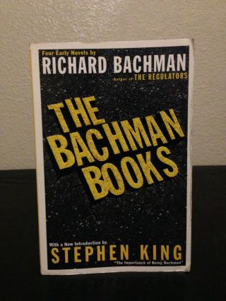 Stephen King The Bachman Books Rare First Plume Penguin Edition First/1st Print