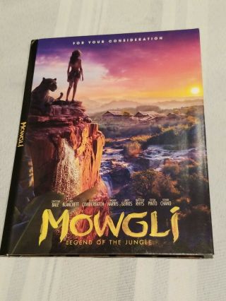 Mowgli Legend Of The Jungle 2017 Netflix Movie Rare Fyc Dvd Screener