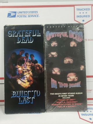 Grateful Dead - In The Dark & Built To Last - Long Box Cd Vtg Collectors Rare