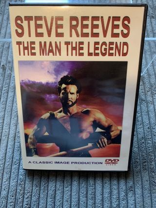 Steve Reeves “the Man The Legend " Special Edition (dvd,  2002) Very Rare