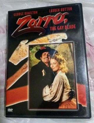 Zorro The Gay Blade 1981 (dvd,  2001) Rare Oop Out Of Print Htf