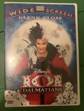 101 Dalmatians (dvd,  1998) Rare Widescreen Version Like