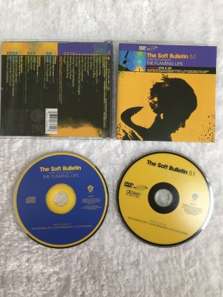 The Flaming Lips Soft Bulletin 2 Cd Dvd 5.  1 Audiophile Psych Oop Rare Live Htf