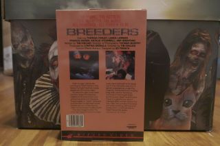Breeders (1986) Wizard Video Big Box VHS Very Rare 2