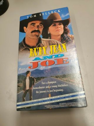 Ruby Jean And Joe & Space Marines Vhs Tape: Very Rare And Oop Tom Selleck