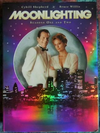 Moonlighting - Seasons 1 & 2 (dvd,  2005) Rare Oop Bruce Willis Cybill Shepherd