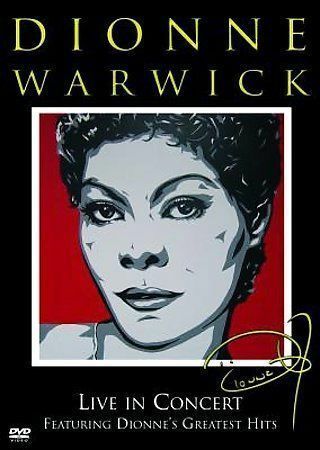 Dionne Warwick - Live In Concert Dvd Rare Oop Region 1 Us W/ Insert