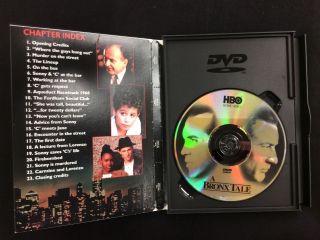 A Bronx Tale [DVD,  1998,  Snapcase] Rare,  OOP Robert DeNiro,  Chazz Palminteri 2