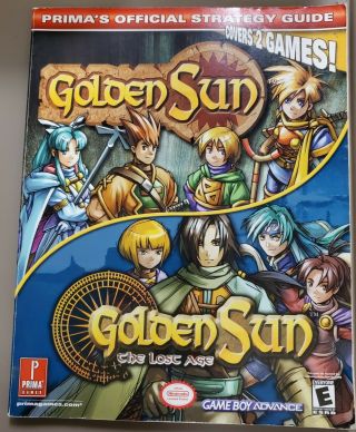 Golden Sun & The Lost Age Prima’s Official Strategy Guide Gameboy Advance Rare