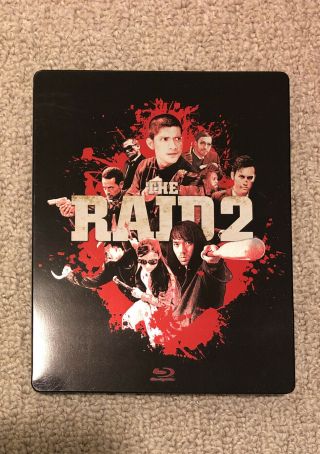 The Raid 2 Steelbook Blu - Ray,  Bonus Disc - Very Rare Case Design/artwork