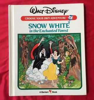 Rare Walt Disney Choose Your Own Adventure Snow White Hc Rl2 Us