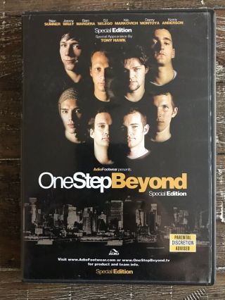 One Step Beyond (2002,  Special Edition) Rare Skate Dvd - Tony Hawk,  Bam Margera,