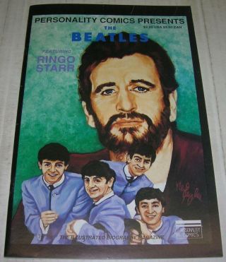 The Beatles 4 Ringo Starr (personality Comics 1992) Rare 1st Print (fn)
