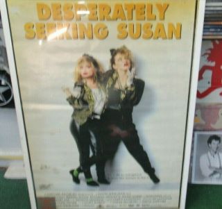 Madonna Poster 1985 Rare Vintage Collectible Oop Desperately Seeking Susan