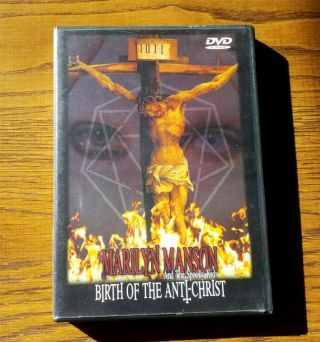Marilyn Manson And The Spooky Kids Birth Of The Anti - Christ Dvd Rare Oop