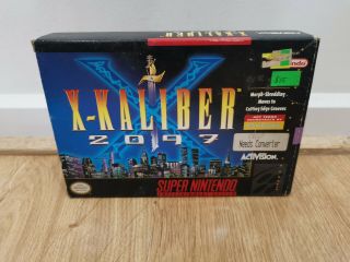 X - Kaliber 2097 - Ntsc - Snes - Nintendo - Rare - Complete