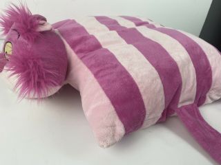 Disney Parks Alice In Wonderland Cheshire Cat Pillow Pet Plush Collectible RARE 2