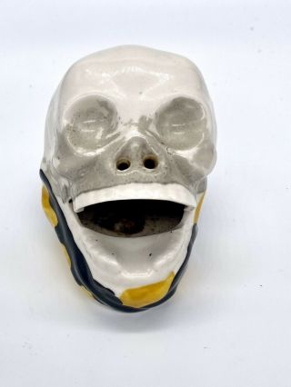 Vintage Shafford Skull Ashtray - Rare