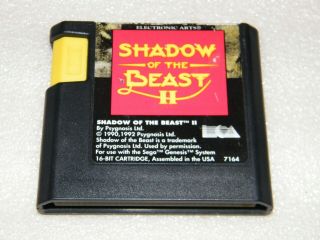 Rare Shadow Of The Beast Ii 2 Sega Genesis Video Game Vintage 1991 Platform