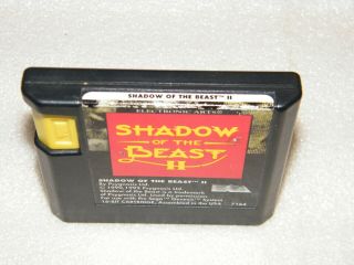 Rare SHADOW OF THE BEAST II 2 Sega GENESIS Video Game VINTAGE 1991 Platform 2