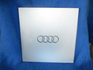 Rare Audi Book - - 2000 - - Sharing A Single Vision - Hc Quattro 60,  Pg W/slipcase