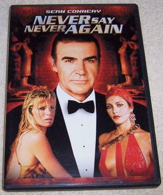 James Bond - Never Say Never Again - Out Of Print - Like Sean Connery Rare