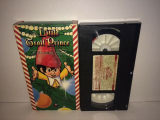 The Little Troll Prince A Christmas Parable Vhs Vincent Price Don Knots Htf Rare