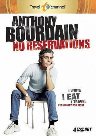 Anthony Bourdain: No Reservations 2007 4 Dvd Set Rare Oop Travel Channel A1