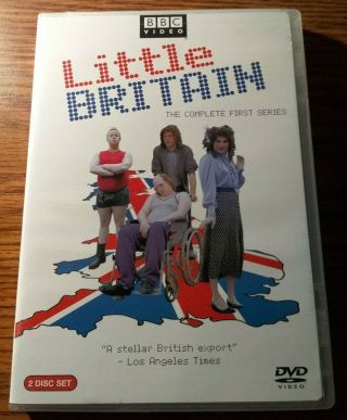 Rare Oop Bbc Video Little Britain Complete First Series 1 One Tv Dvd
