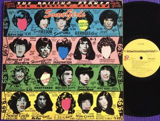 1978 The Rolling Stones “some Girls” Record Pic Sleeve Early Press Rare Vg,
